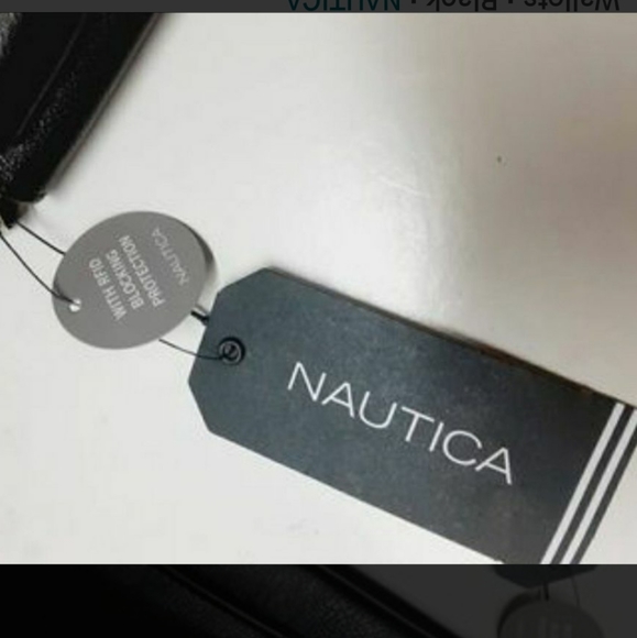 Nautica Black Ocean Organizer with RFID Protection - NWT - Picture 2 of 7